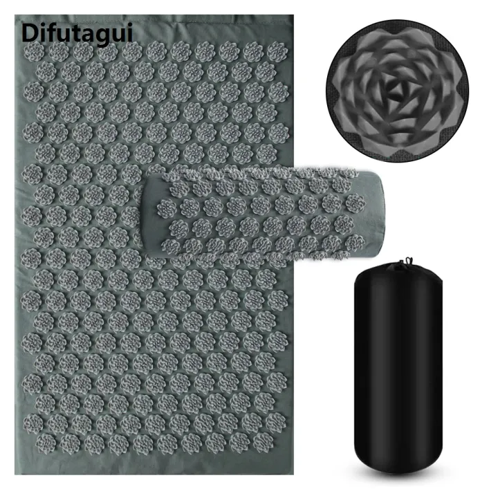 Difutagui%20Fifty%20percent%20discount%20Acupressure%20Mat%20Kuznetsov's%20Applicator%20Yoga%20Mats%20Cushion%20Sensi%20Massage%20Body%20Pillow%20Foot%20Massager%20Mat%20With%20Needle%20Fitness%20Pilates%20-%20Image%207