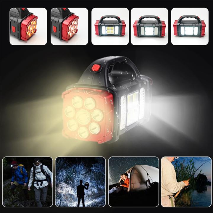 USB%20Rechargeable%20Flashlight%20Solar%20LED%20Light%20with%20COB%20Work%20Light%204%20Gear%20Charge%20Mobile%20Phone%20Camping%20Lamp%20,2678%20Rose%20Red%20-%20Image%206