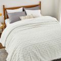 2-in-1 Sherpa Throw Blanket/ Blanket Cover - Fuzzy Soft Cozy Blanket for Couch Sofa, Fleece Thick Warm Blanket for Bed in All Seasons. 