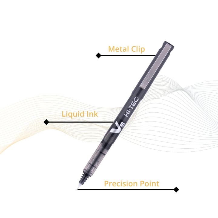 Pilot%20Hi-Tecpoint%20V5%200.5mm%20Extra%20Fine%20Point%20Pure%20Liquid%20Ink%20Roller%20Ball%20Pen%20%7C%20Available%20In%20Blue,%20Black,%20Red%20&%20Green%20-%20Image%202