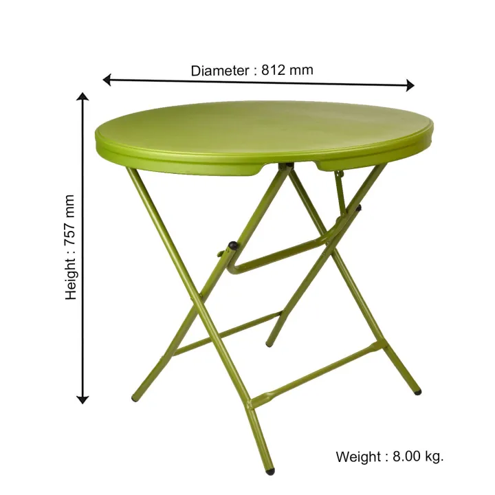 Supreme%20Bistro%20Blow%20Moulded%20Round%20Foldable%20Table%20(M.%20Green)%20-%20Image%205