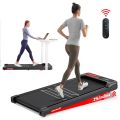 Sparnod Fitness STH-3002 Home Use Walking Pad & Treadmill | Compact, Ultra-Slim, Ready to Use | Shock Absorption | LED Display | 2% Incline | 100 Kg Capacity. 
