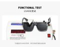 Korean Trendy classic Unique Design Viral Tiktok Flat Black rimless Square Sunglasses For Men. 