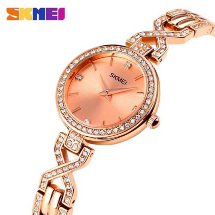 SKMEI%201738%20Women%20watch%20Elegant%20Round%20Dial%20Iced%20Diamond%20Rhinestone%20Bracelet%20Design%20Stainless%20Steel%20-%20RoseGold%20-%20Image%204