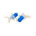 5 Pairs Multifuntional Silicone Flight Earplugs Noise Reduction Pressure Equalization Sleep Earplug Noise Cancel Reusable Ear Plugs Airplane. 