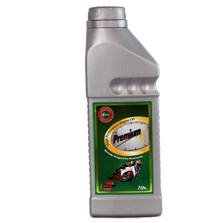 Magic Plus Lubricants Premium 4T SAE 20W50 API SL Semi Synthetic ...