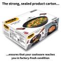 Hawkins Futura 2.5 Litre Deep Fry Pan, Non Stick Kadai with Stainless Steel Lid, Flat Bottom Induction Kadhai, Black (IND25S). 