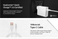 Mi Xiaomi 120W HyperCharge Adapter Combo|Laptops, Tablets & Mobile Charger|(Adapter + USB to Superfast 6A Type C Cable). 