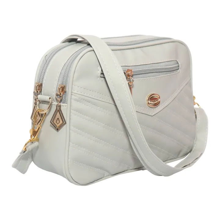 White%20Color%20Side%20Zippered%20Design%20Crossbody/Shoulder%20Bag%20For%20Women%20-%20Image%203