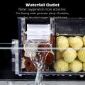 Durable Wall Mounted Fish Tank Silent Circulating Waterfall Filter Box With Water Pump Built-in Circulating Water Purifier for Home. 