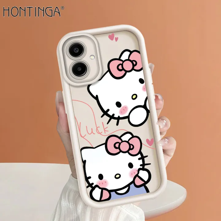 Hontinga%20for%20Samsung%20A06%20Back%20Cover%20Cute%20Shy%20Hello%20Kitty%20Pattern%20Ladder%20Soft%20Camera%20Protection%20Rubber%20Phone%20Case%20for%20Girls%20-%20Image%202