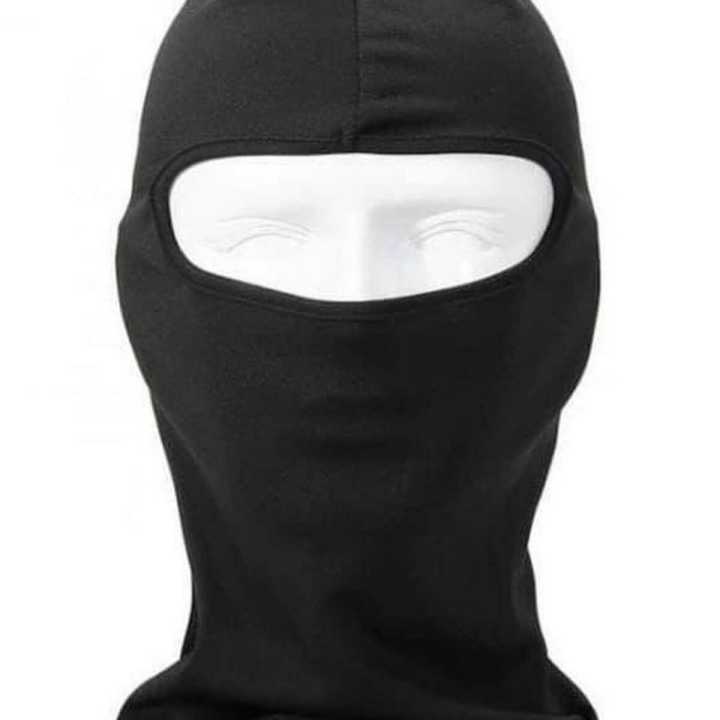 Black Balaclava Full Mask For Bike Scooter Under Helmet