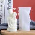 Sukrip Store Couple Body Shape Candle Molds with 50 Candle Wicks & Holder I 3D Fondant Silicone Wax Mould I for Handmade Aromatherapy Plaster, Soap, Clay, Art Craft Gift Making Tools. 