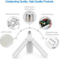 Foldable Fan Blade LED Bulb Light. 
