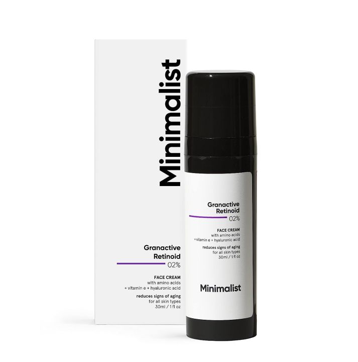 Minimalist 2% Retinoid Anti Ageing Night Cream for Wrinkles & Fine Lines 30ml