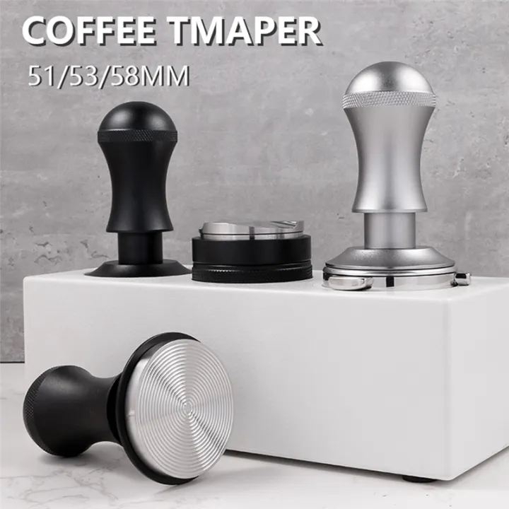 1%20Piece%20Premium%20Barista%20Tools%20Tamper%20Stainless%20Steel%20with%20Spring%20Flat%20Bottom%20Black%20-%20Image%204