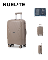 NUELITE 24-Inch Luggage BRANDENBURG | 8 Wheel Spinner Trolley Bag | Anti-Theft Zipper Integrated Lock Extra Security | Unbreakable Hard Shell Suitcase Luggage. 
