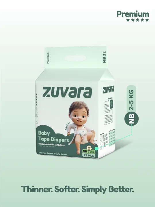 Zuvara%20Premium%20Tape%20Diapers%20-%20NB%20(Pack%20of%2022)%20-%20Image%203