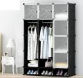 12 Cube Plastic Folding Storage Rack – Divisional Organizer for Wardrobe, Closet & Clothes with Dustproof Shoe Rack | Cloth Daraz. 