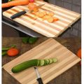 Organic Bamboo Chopping Cutting Wooden Board. 