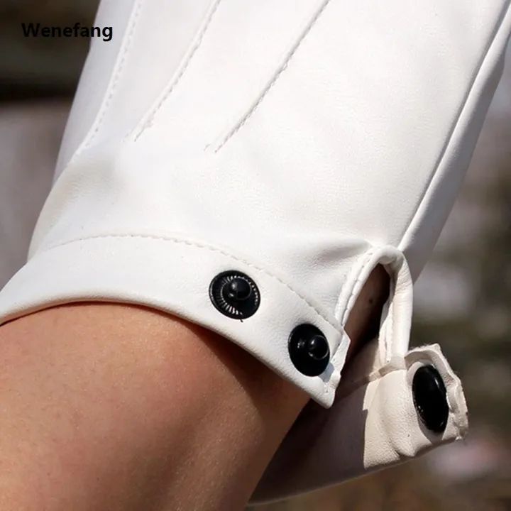 Wenefang%20Fingerless%20Driving%20Gloves%20PU%20Faux%20Leather%20Outdoor%20Sports%20Halloween%20Role-playing%20Half%20Finger%20Gloves%20For%20Male%20Female%20Teenagers%20-%20Image%205