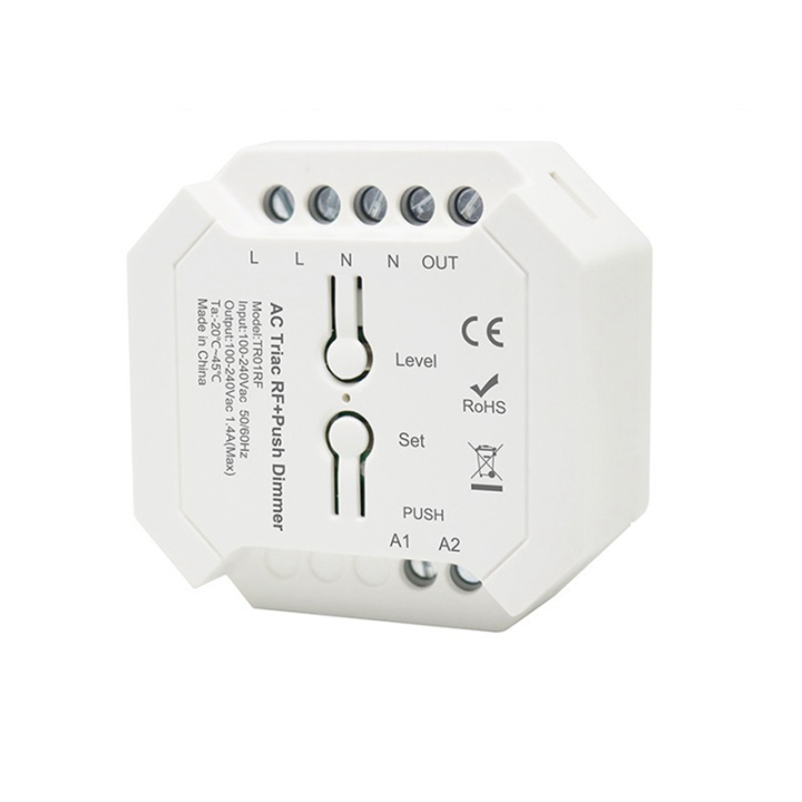 2.4G RF Triac LED Controller Smart Dimmer Remote Control 100V-240V A ...