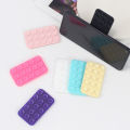 Silicone Suction Phone Holder Mat Multifunctional Suction Cup Wall Stand Square Anti-Slip Double Side Case Mount Back Sticker A JUE. 