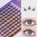 Volume Manga Lash Clusters Anime Spiky Cluster Eyelash Extensions Cosplay Thin Band Individual Lashes DIY at Home. 