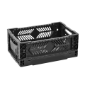 Desktop Folding Storage Basket Sundries Toy Snack Student Desk Organizer Makeup Storage Box Stackable Storage Basket Easy to Use 5L -A. 