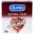 Durex Extra Thin Intense Chocolate Flavored Condom, 3 Count. 