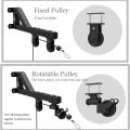 Wall-Mounted Cable Pulley System for Home Gym – LAT Pulldown & Lift Machine. 