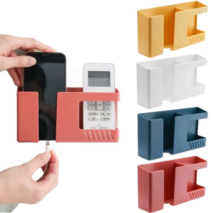 Double Layer Wall Mounted Organizer Box Multifunction Hooks