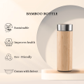 Bamboo Stainless Steel Bottle | Vaccum Insulated. 