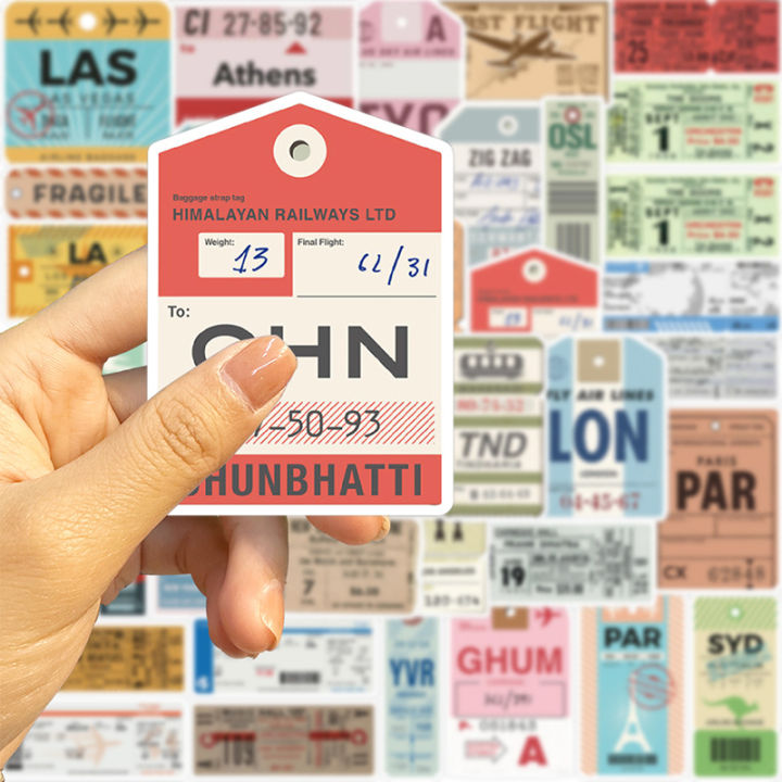 40Pcs%20Retro%20Traveling%20Boarding%20Check%20Graffiti%20Stickers%20Boarding%20Pass%20Sticker%20Luggage%20Suitcase%20Laptop%20Decals%20-%20Image%204