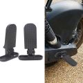 1 Pair Lightweight Quick Release Bike Rear Pedals Aluminium Alloy Non-Slip Bike Pegs Universal Foldable Ebike Pegs for Electric Bicycle. 