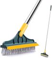 2 in 1 Floor Scrub Brush, V-Shaped Floor Scrub Brush with Long Handle, Bathroom Shower Crevice Cleaning. 