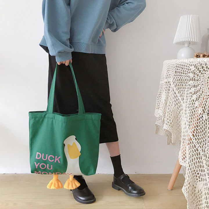 New%20Canvas%20Cartoon%20Handbags%20Eco%20Duck%20Print%20Cute%20Duck%20Tote%20Bag%20Soft%20Duck%20Embroidery%20Crossbody%20bag%20-%20Image%204