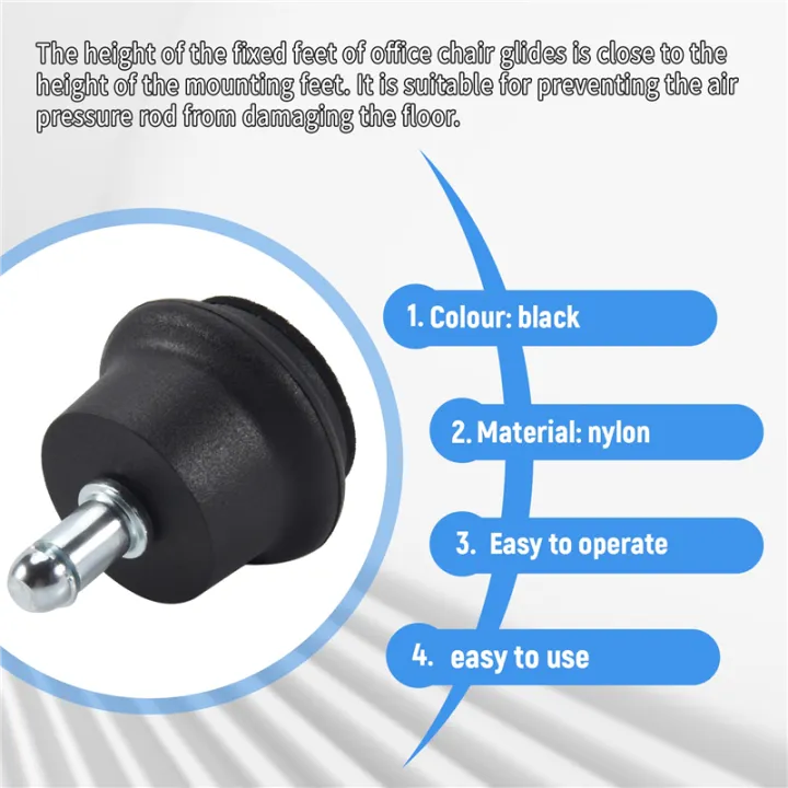 5Pcs%20Bell%20Glides%20Replacement%20Office%20Chair%20or%20Stool%20Swivel%20Caster%20Wheels%20to%20Fixed%20Stationary%20Castors,%20Office%20Chair%20Wheels%20-%20Image%206