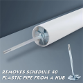PVC Joint Saver, Pipe Reamer Tool for Removing SCH 40 From Hubs, for ABS PVC Pipe, Fits 1 2Inch Variable Speed Drill Easy Install Easy to Use. 