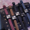 【Best Sellers】Brand Square Belt Watch Women, Elegant Dial for Middle and High School Students, Casual Waterproof Personality Fashion [Top-notch quality]. 