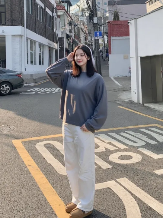 Full%20Sleeve%20Korean%20Design%20T-Shirt%20For%20Women%20-%20Image%205