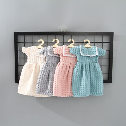 XimiVogue%20Cream%20Walf%20Checks%20Dress-Shaped%20Hand%20Towel%20-%20Per%20Piece%20-%20Image%203