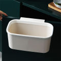 Home Large Capacity Bedside Hanging Basket Shelf Mini Kitchen Waste Bin Rubbish Container Cabinet Storage Rack. 