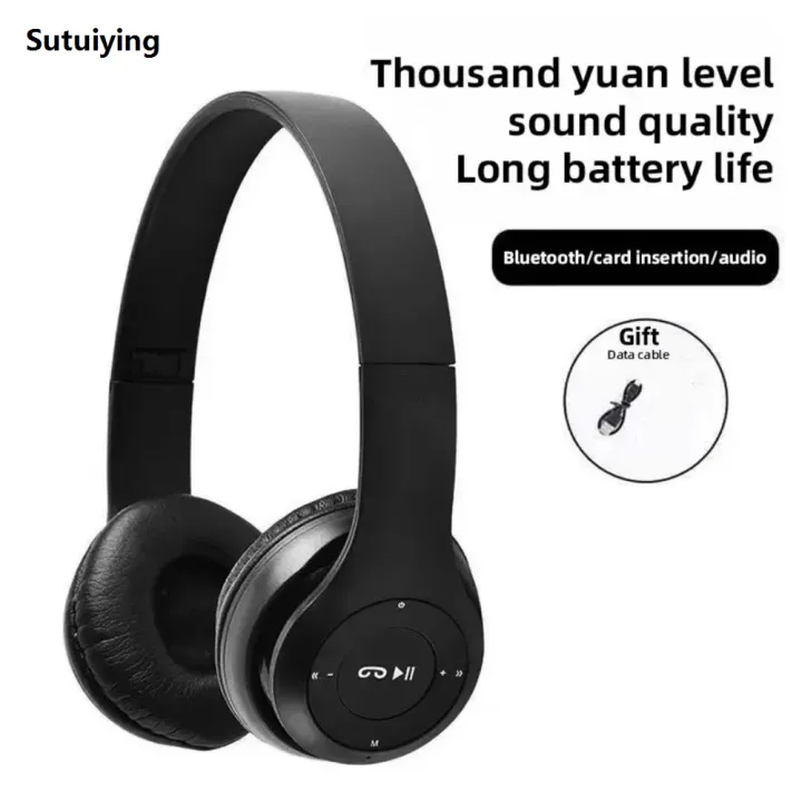 Sutuiying%20P47%20Wireless%20Bluetooth%20Headphone%20With%20Microphone%20Foldable%20Headsets%20Hot%20Selling%20Bass%20HiFi%20Sound%20Music%20Stereo%20Earphone%20For%20Smartphones%20TV%20Game%20-%20Image%204
