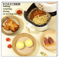 DISICHEN 2025 100pcs Air Fryer Paper Liner Non-stick Air Fryer Parchment Paper Liners Baking Paper Filters for Kitchen Airfryer Micro-waveHats Caps. 