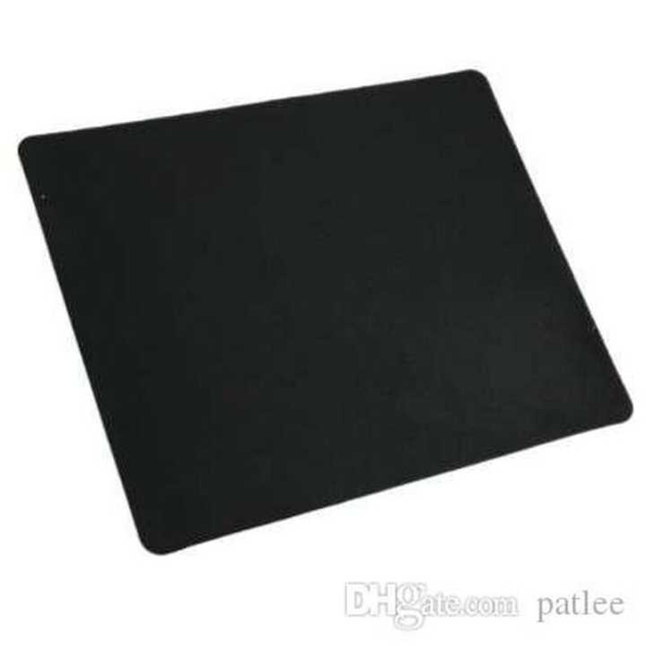 Black Square Shaped Plain Mouse Pad