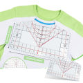 Zishfas Heat Press T-shirt Guide Professional T-shirt Alignment Tool for Heat Press Easy Shirt Measurement Guide for Perfect Prints for T-shirt. 