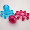 Plastic Handheld Massage Mini Octopus Shape Personal Massor Muscle Crystal Massage Claw Relaxing Body Neck Back Massage Tool. 