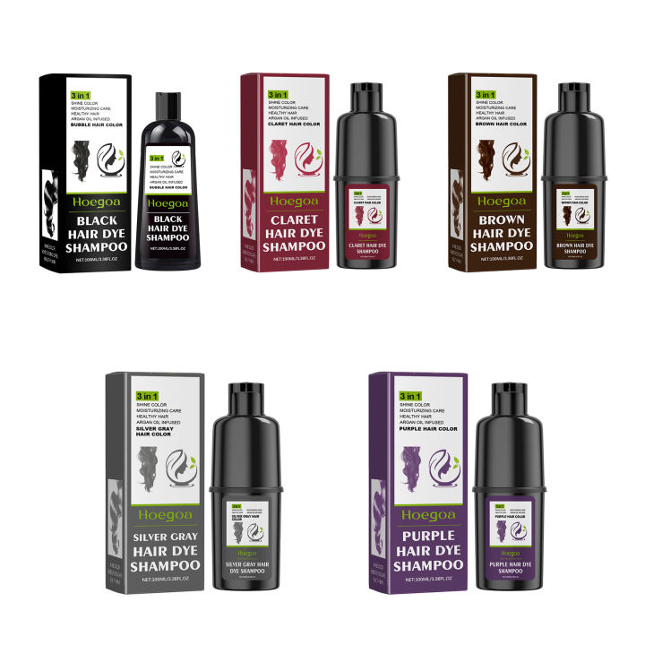 Hoegoa%20100ml%20Hair%20Dye%20Shampoo%20Natural%20Coloring%20Fashion%20Hair%20Styling%20Covering%20Gray%20White%20Treatment%20Permanent%20Hair%20Dyeing%20Shampoo%20-%20Image%205