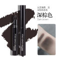 Hairline contouring pen makeup manufacturer wholesale eyebrow powder eyebrow pencil natural shadow save bun hair seam filling retouching pen. 
